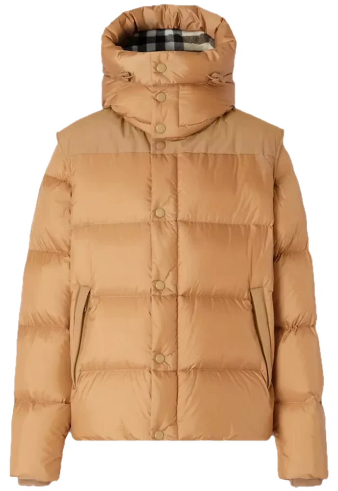 Burberry Puffer mit abnehmbaren Ärmeln